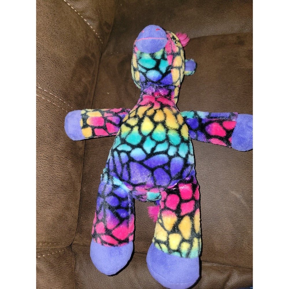 Build a bear‎ workshop rainbow giraffe plush stuffed animal